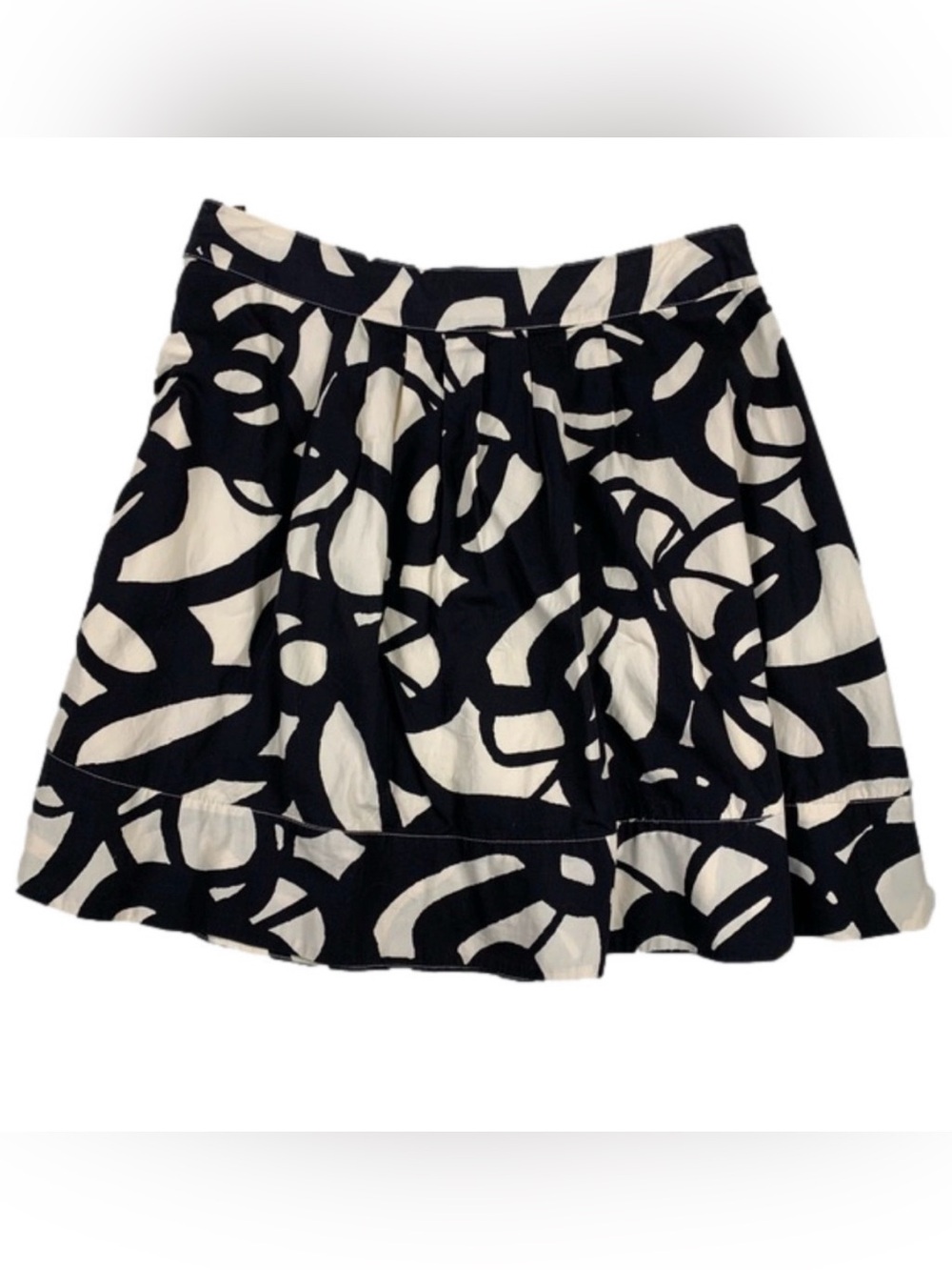 Anthropologie Fei Black and White  Skirt Sz 12